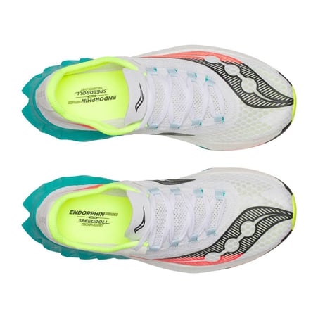 Scarpe Saucony Endorphin Pro 4 Bianco Blu AW25