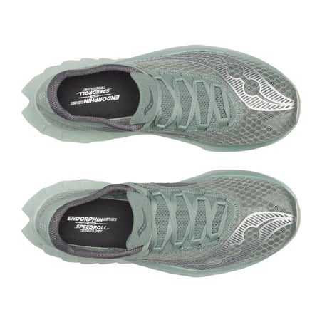 Saucony Endorphin Pro 4 Groen Grijs AW25 Sneakers