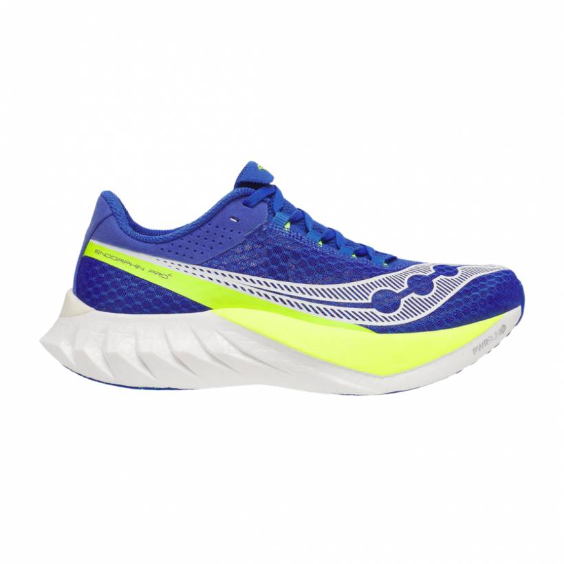Saucony Endorphin Pro 4 Blauw Geel AW25 Sneakers