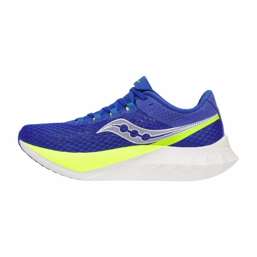 Chaussures Saucony Endorphin Pro 4 Bleu Jaune AW25