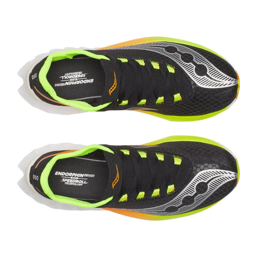 Saucony Endorphin Pro 4 Zwart Geel AW25 Sneakers