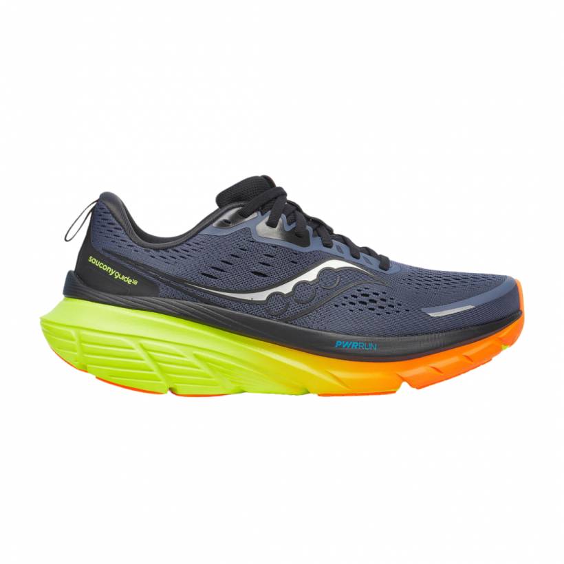 Zapatillas Saucony Guide 18 Azul Amarillo AW25
