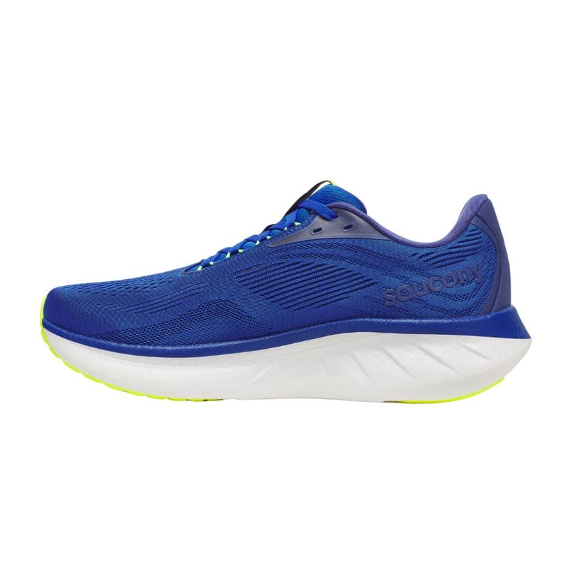 Zapatillas Saucony Ride 18 Azul Amarillo AW25