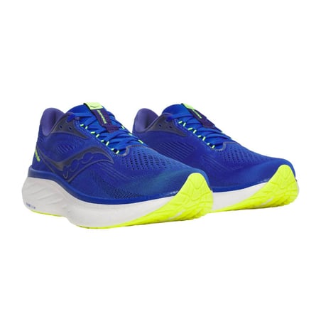 Zapatillas Saucony Ride 18 Azul Amarillo AW25