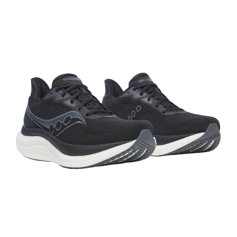 Saucony Triumph 23 Wide Zwart Wit AW25 Sneakers