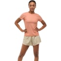 Hoka Airolite Kurzarmshirt Orange Damen