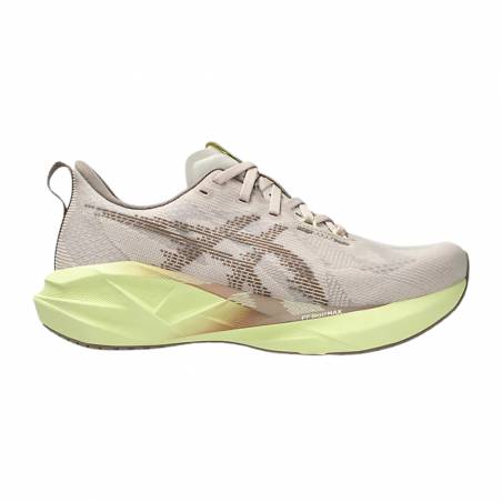 Zapatillas Asics Novablast 5 Beige Amarillo SS25 Mujer