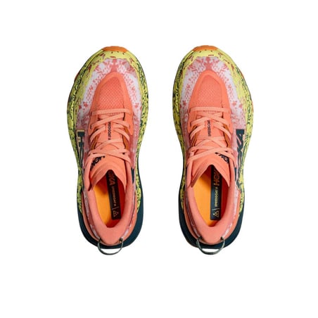 Tênis Hoka Speedgoat 6 Laranja Amarelo SS25 Mulher