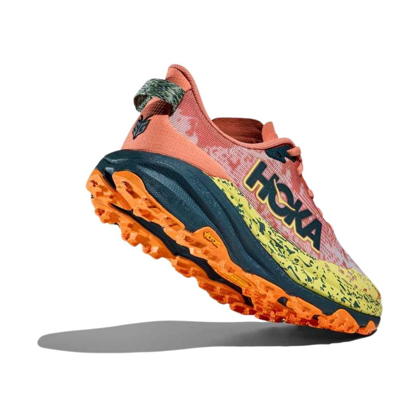 Tênis Hoka Speedgoat 6 Laranja Amarelo SS25 Mulher