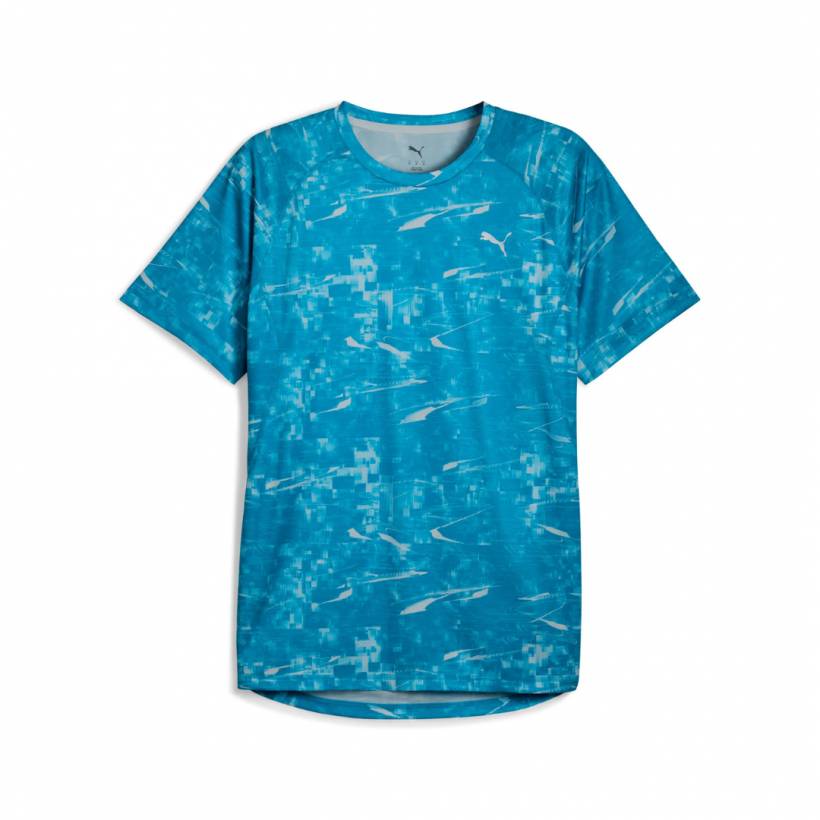 Puma Run Velocity AOP Tee Blauw T-shirt