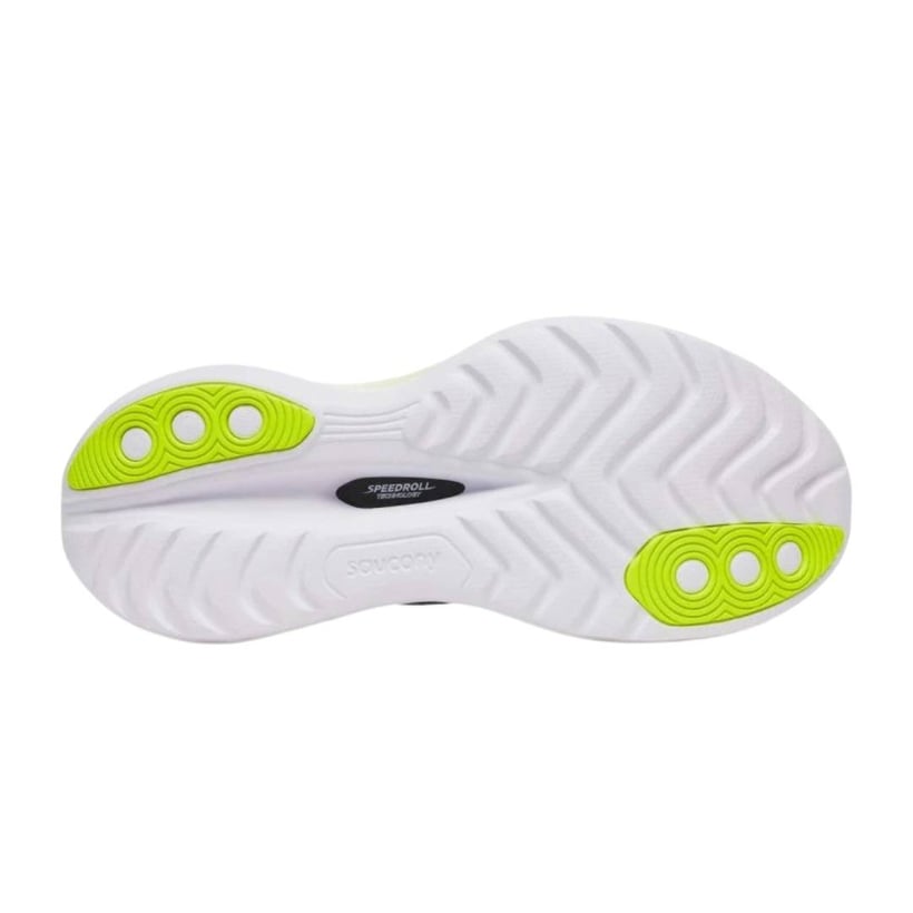 Saucony Endorphin Trainer Schuhe Blau Gelb AW25