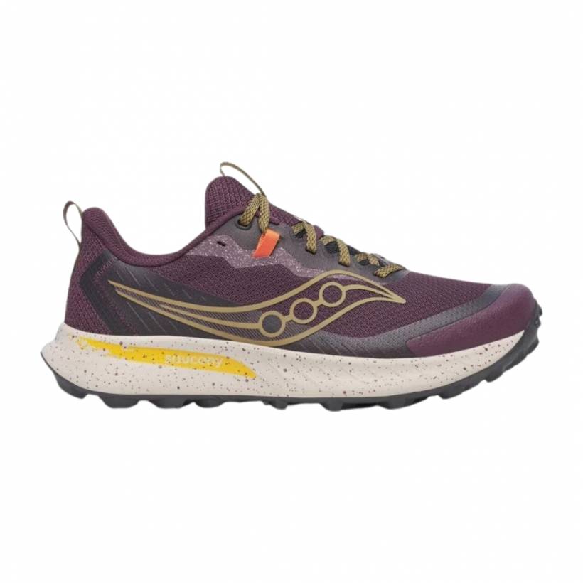 Saucony Peregrine 15 Garnet Brown AW25 Sneakers