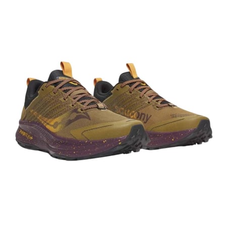 Chaussures Saucony Ride TR2 Marron Rouge AW25