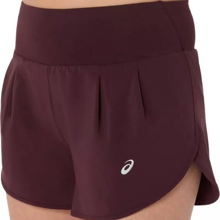 Pantalón Corto Asics Road 3,5IN Rojo Mujer