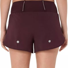 Pantaloncino Asics Road 3,5IN Rosso Donna 2