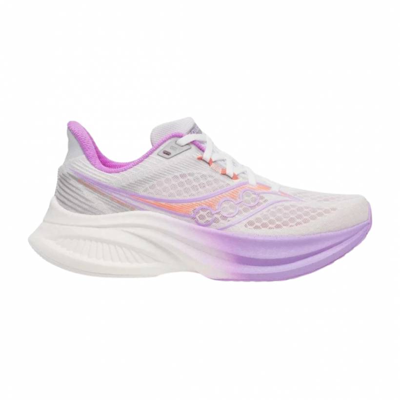 Saucony Endorphin Speed 5 Wit Paars AW25 Dames Sneakers