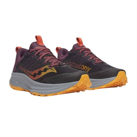 Tênis Saucony Ride TR2 Preto Grená AW25