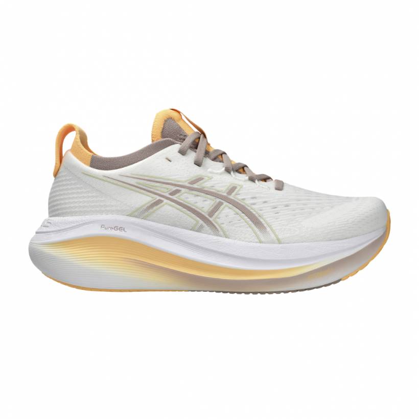 Asics Gel-Nimbus 27 Beige Geel AW25 Dames Sneakers