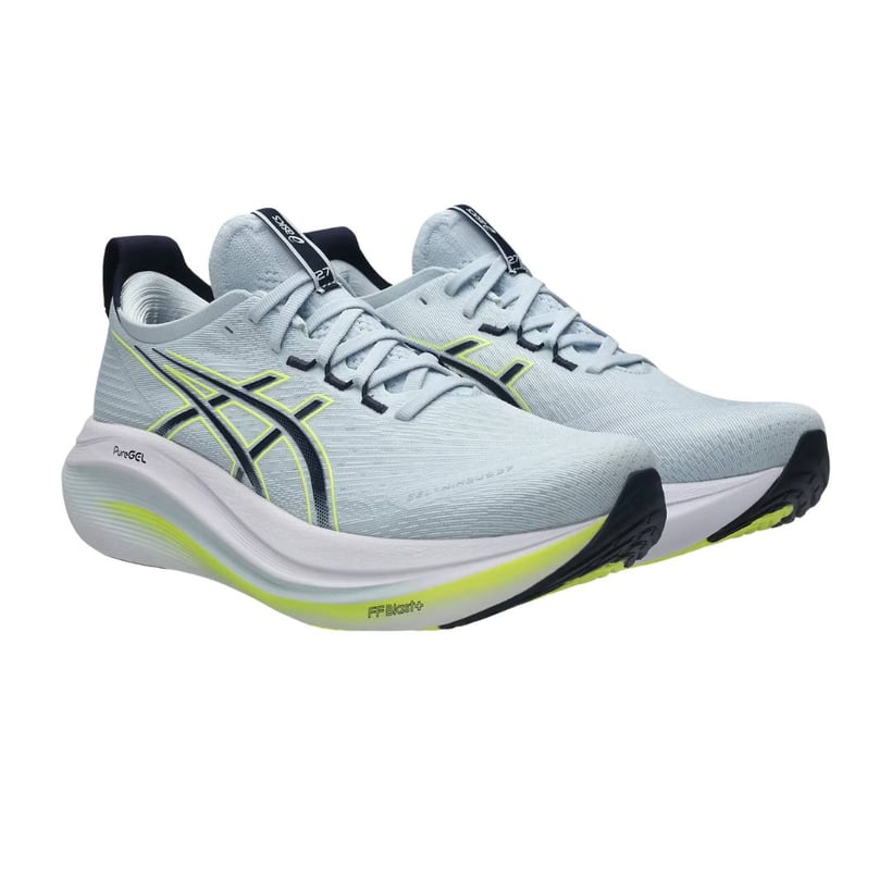 Asics Gel-Nimbus 27 Schuhe Grau Gelb AW25