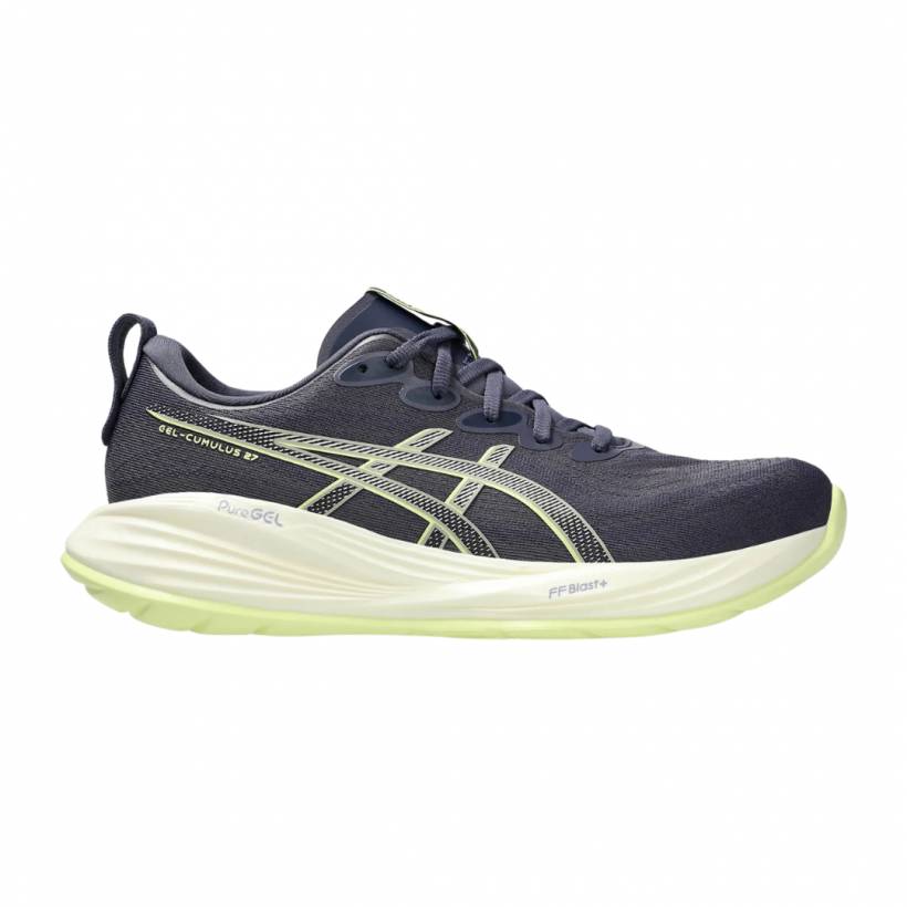 Zapatillas Asics Gel-Cumulus 27 Negro Amarillo AW25