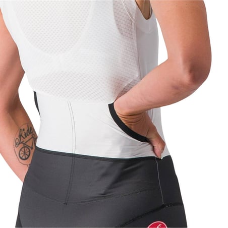 Sleeveless Castelli Free Sanremo Women's Trisuit White Black
