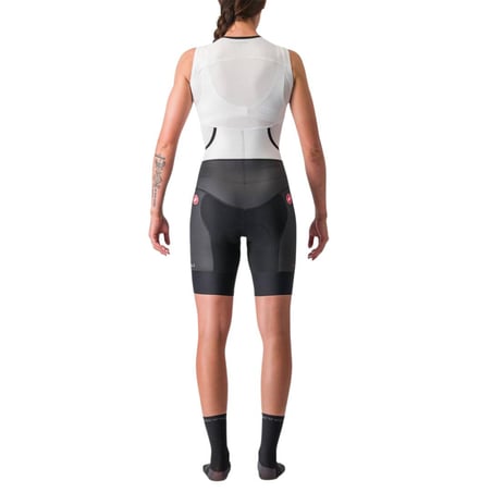 Trifonction Castelli Free Sanremo Sans Manches Blanc Noir Femme