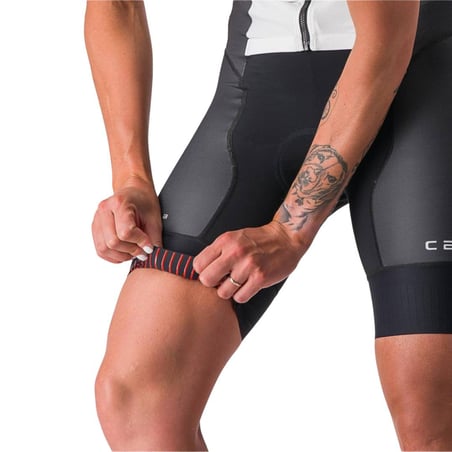Sleeveless Castelli Free Sanremo Women's Trisuit White Black