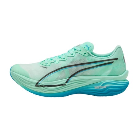 Chaussure Puma Deviate Nitro Elite 3 Vert Bleu AW25 Femme