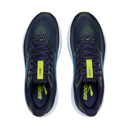 Chaussures Brooks Ghost 17 Bleu Vert AW25