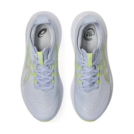 Asics Gel-Nimbus 27 Schuhe Blau Gelb AW25 Damen