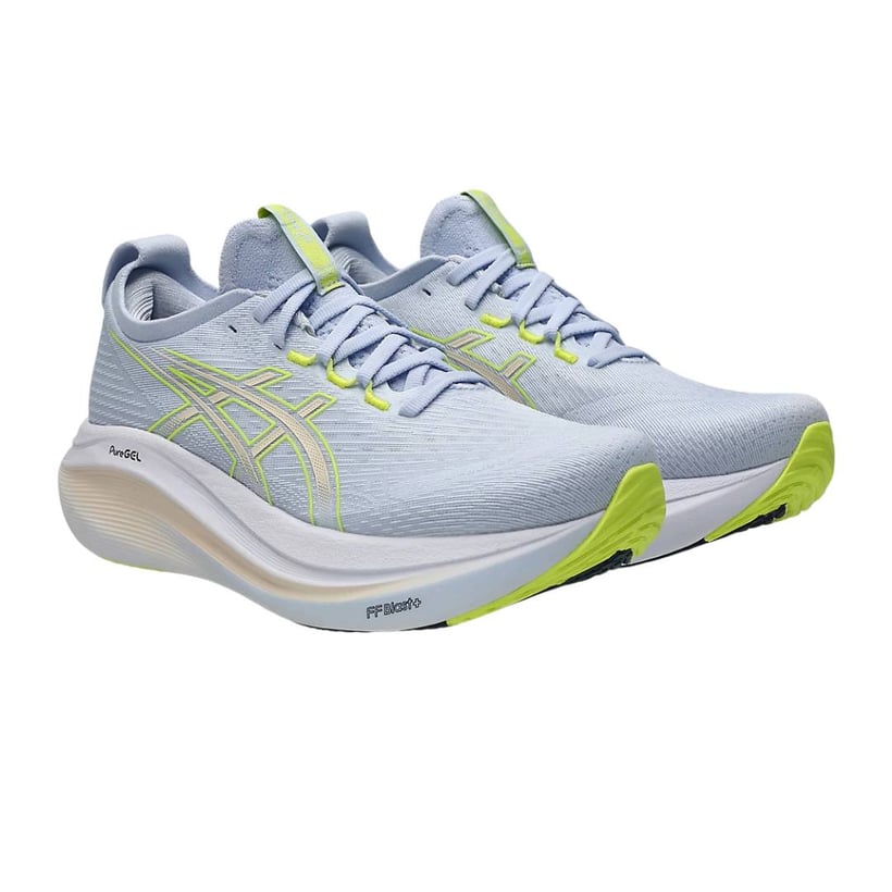 Chaussures Asics Gel-Nimbus 27 Bleu Jaune AW25...