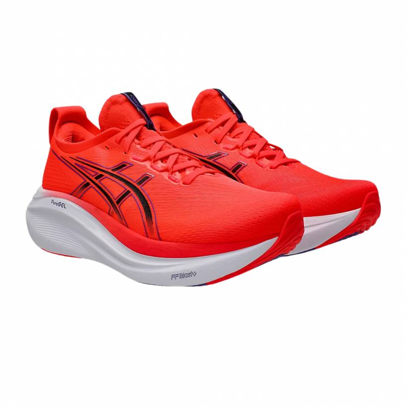 Asics Gel-Nimbus 27 Schuhe Rot Schwarz AW25