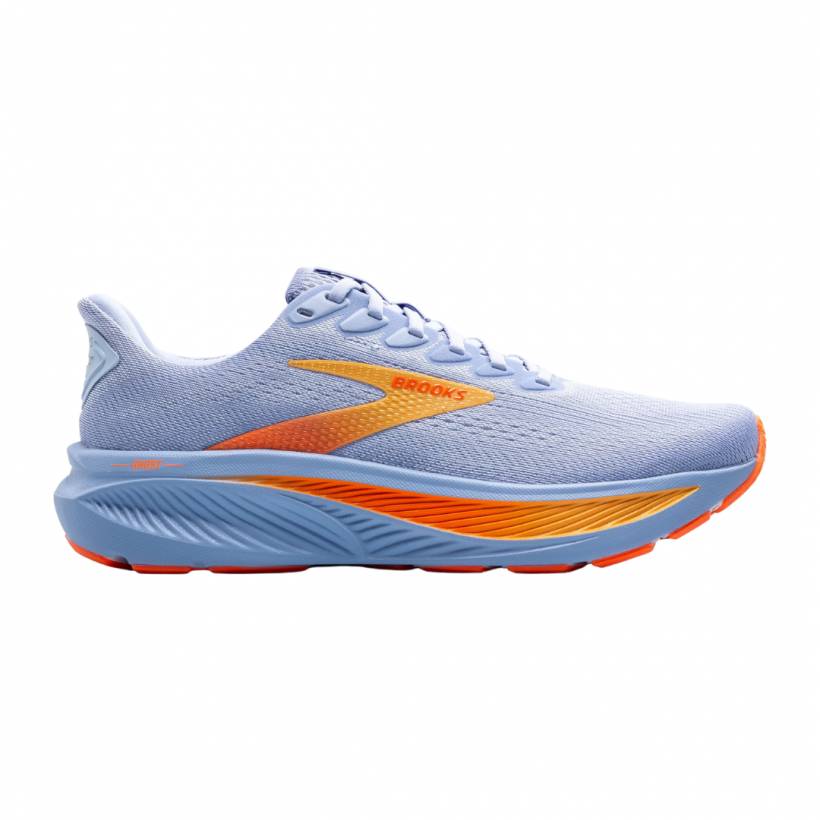 Zapatillas Brooks Ghost 17 Morado Naranja AW25 Mujer