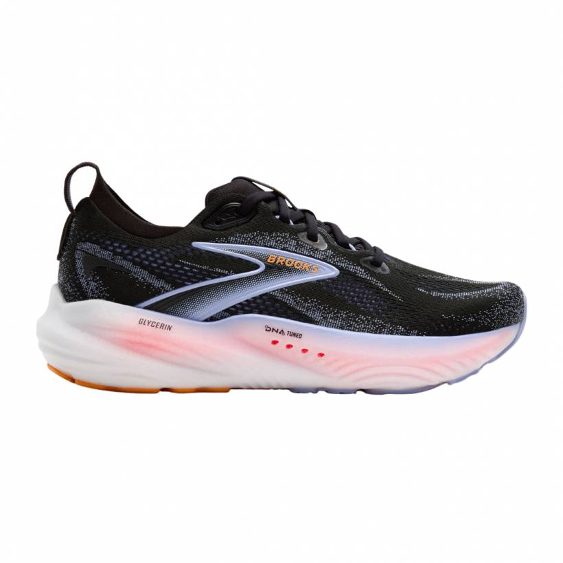 Brooks Glycerin 22 Zwart Paars AW25 Dames Hardloopschoenen