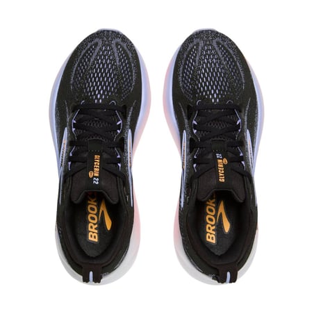 Brooks Glycerin 22 Zwart Paars AW25 Dames Hardloopschoenen