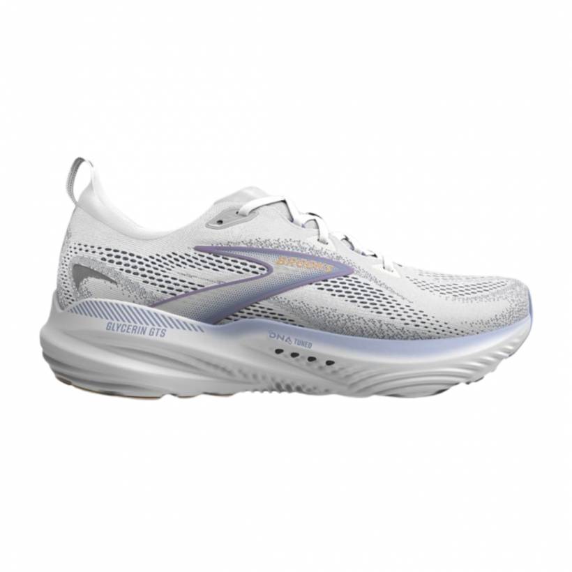 Zapatillas Brooks Glycerin GTS 22 Gris Azul AW25 Mujer