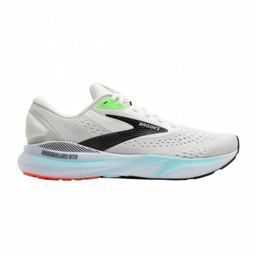 Brooks Adrenaline GTS 24 Schuhe Weiß Blau AW25