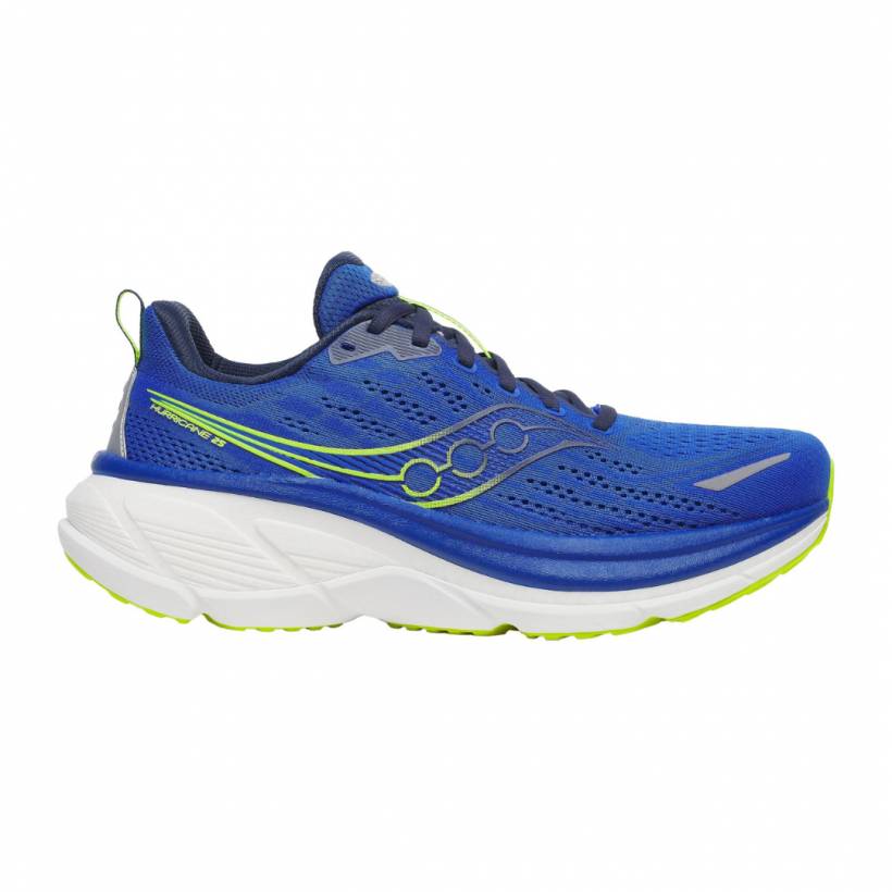 Saucony Hurricane 25 Blauw Geel AW25 Sneakers