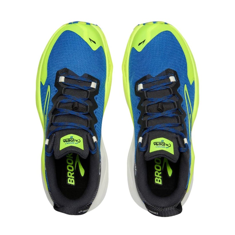 Brooks Caldera 8 Schuhe Blau Gelb AW25