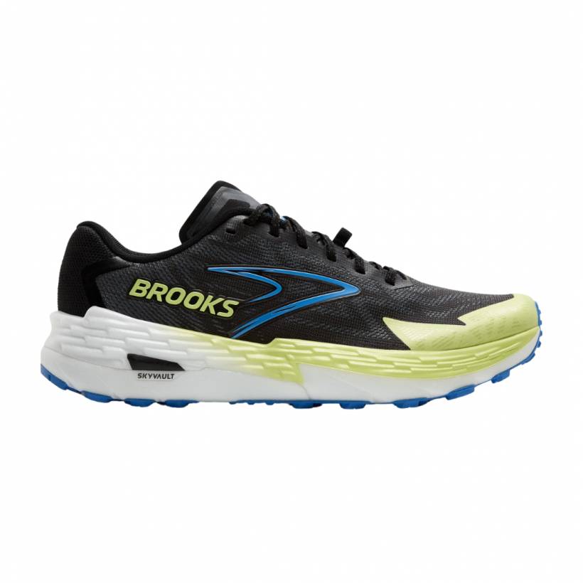 Brooks Catamount 4 Zwart Geel AW25 Sneakers