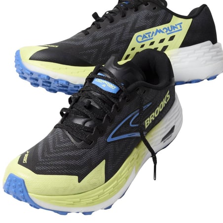 Brooks Catamount 4 Schuhe Schwarz Gelb AW25