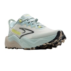 Zapatillas Brooks Caldera 8 Beige Azul AW25 Mujer 2