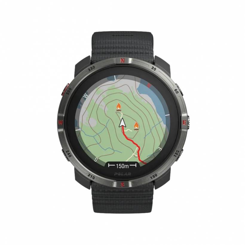 Polar Grit X2 Zwart Horloge