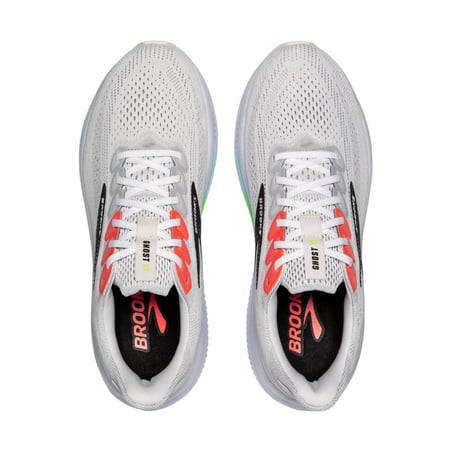 Brooks Ghost 17 Wit Roze AW25 Sneakers