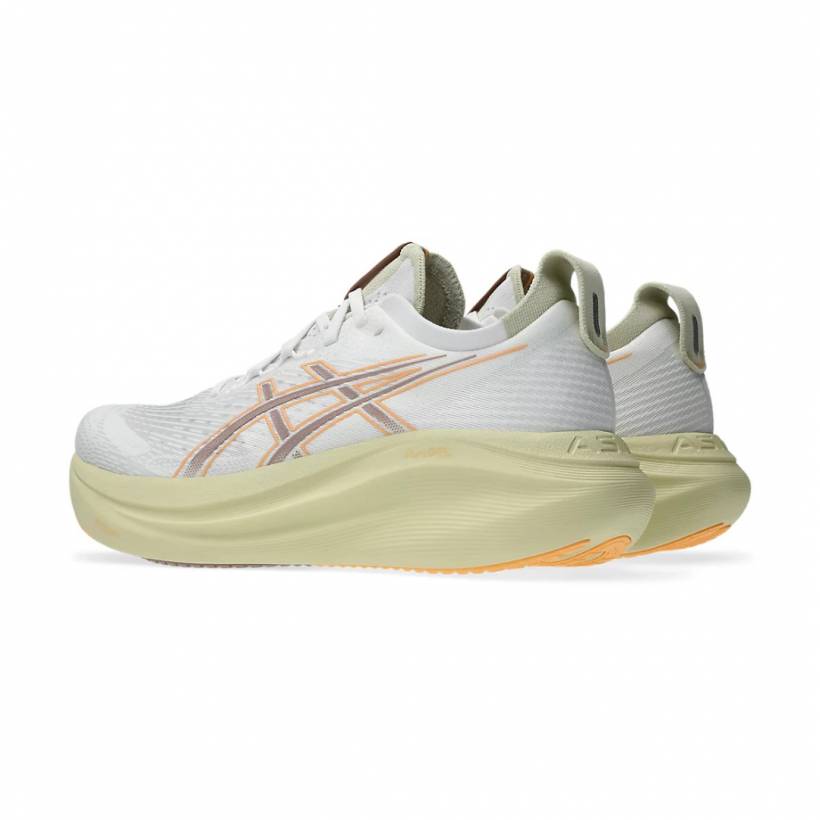 Chaussures Asics Gel-Nimbus 27 Blanc Vert AW25