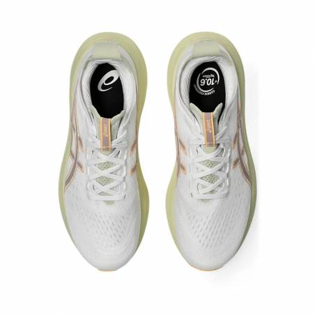 Asics Gel-Nimbus 27 Schuhe Weiß Grün AW25