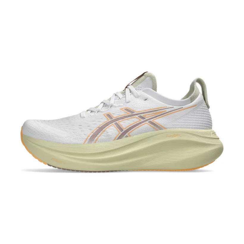Asics Gel-Nimbus 27 Shoes White Green AW25