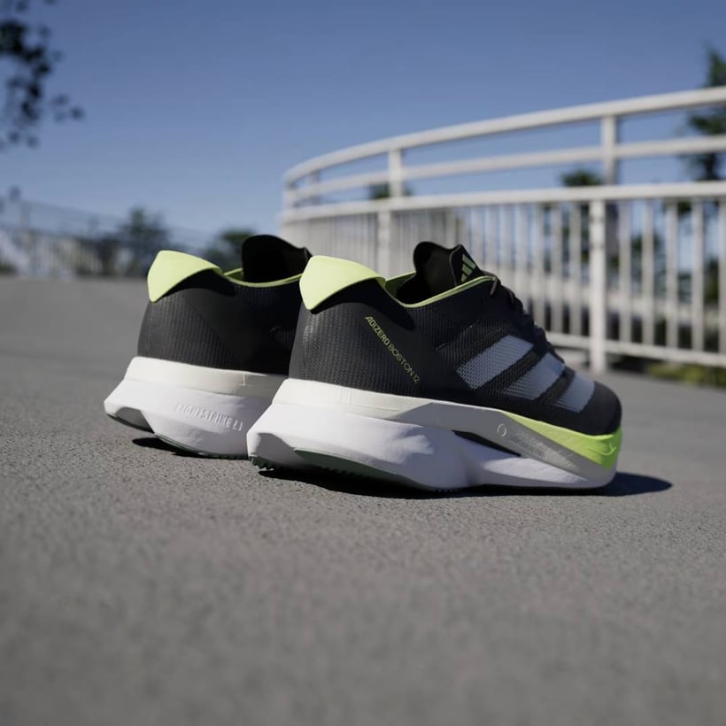 Scarpe Adidas Adizero Boston 12 Nero Giallo SS25