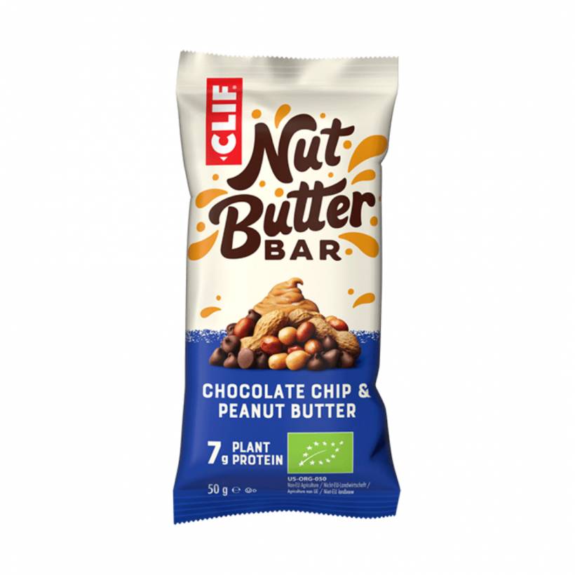 Clif Bar Energiereep met pindakaas en chocoladechips