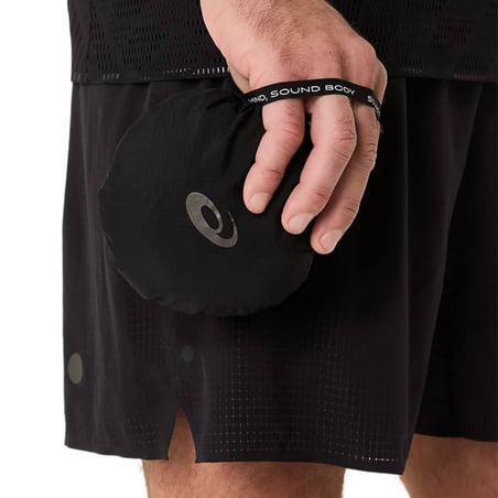 Colete Asics Metarun Packable Gilet Preto